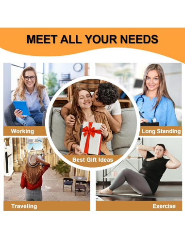 4 Pares de Medias de Compresión Talla Grande VOMFIT 20-30 mmHg