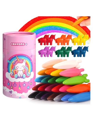 Crayones DreamCandy 36 Colores Lavables para Niños