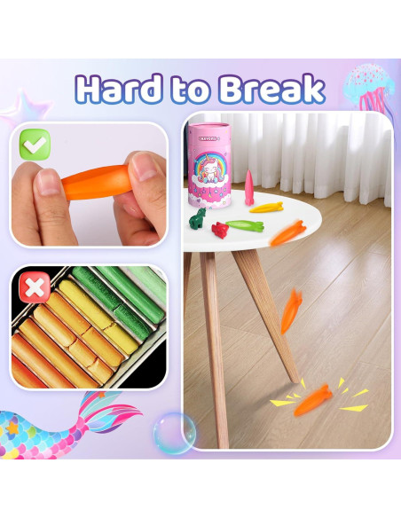 Crayones DreamCandy 36 Colores Lavables para Niños