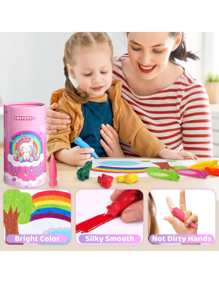 Crayones DreamCandy 36 Colores Lavables para Niños