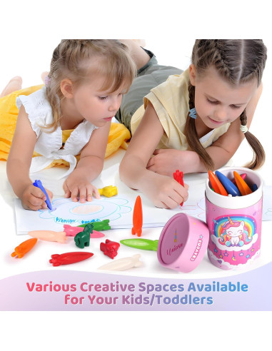 Crayones DreamCandy 36 Colores Lavables para Niños