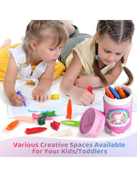 Crayones DreamCandy 36 Colores Lavables para Niños