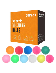Pelotas de Ping Pong Meizhouer 3 Estrellas 20 Piezas Colores