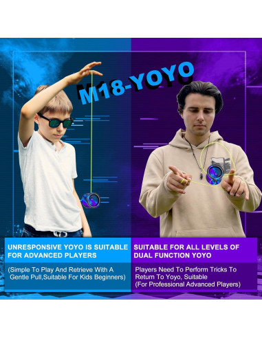 Yoyo WATIEOBOO M18 Profesional para Niños y Adultos