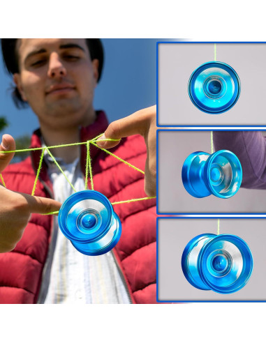 Yoyo WATIEOBOO M18 Profesional con 10 Cuerdas y Estuche