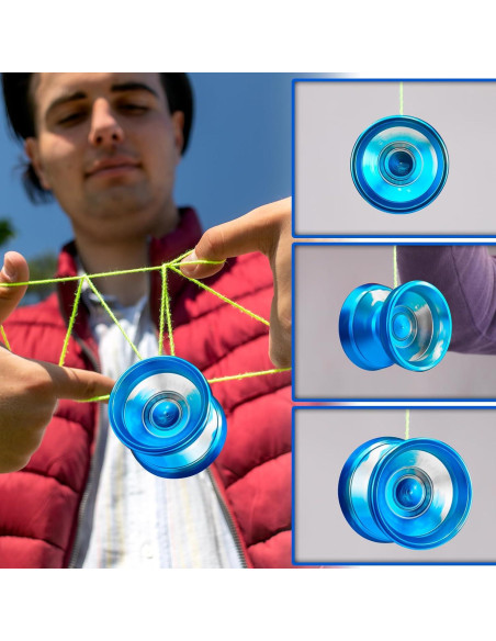 Yoyo WATIEOBOO M18 Profesional con 10 Cuerdas y Estuche