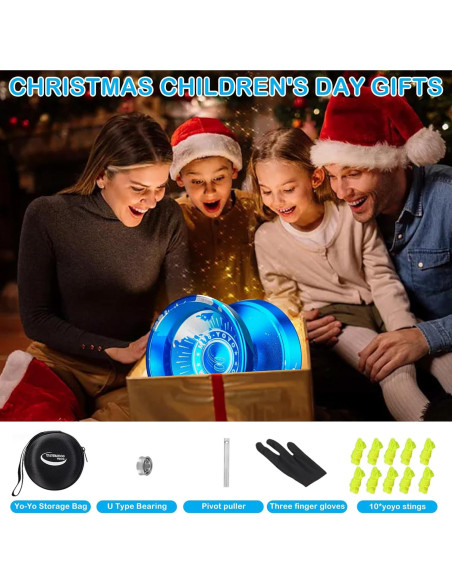 Yoyo WATIEOBOO M18 Profesional con 10 Cuerdas y Estuche