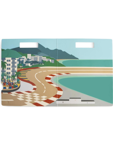 Set de Stickers Reutilizables Mushie Autos de Carreras 100+