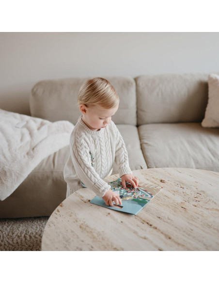 Set de Stickers Reutilizables Mushie Autos de Carreras 100+