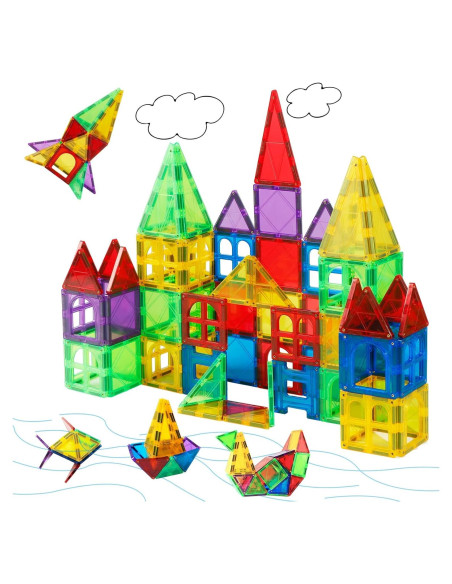 MAGBLOCK Azulejos Magnéticos 66PCS Juguetes Educativos