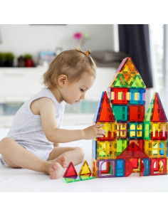 MAGBLOCK Azulejos Magnéticos 66PCS Juguetes Educativos 2