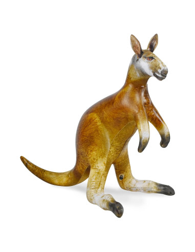 Canguro Inflable Jet Creations 101,6 cm Amarillo/Marrón