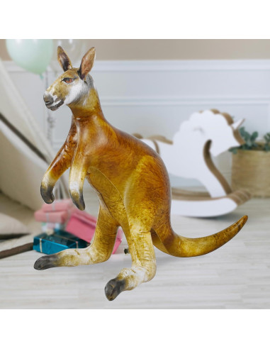 Canguro Inflable Jet Creations 101,6 cm Amarillo/Marrón