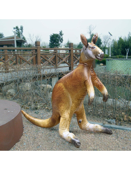 Canguro Inflable Jet Creations 101,6 cm Amarillo/Marrón