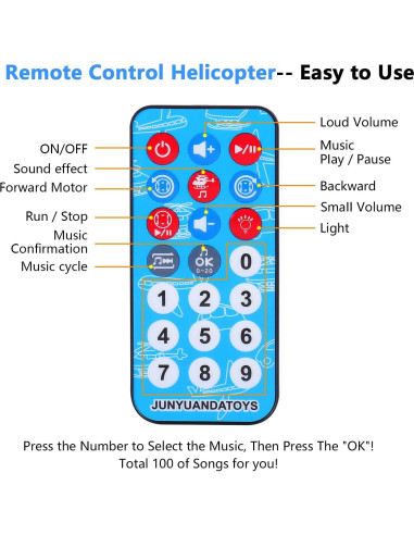 Avión Control Remoto ELEOPTION con Luces y Música