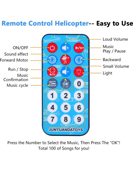Avión Control Remoto ELEOPTION con Luces y Música