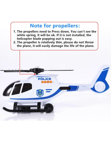Avión Control Remoto ELEOPTION con Luces y Música