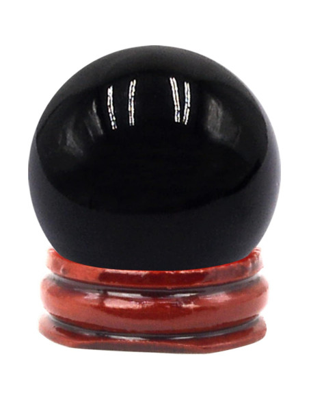Bola de Cristal Fengshuisale 40mm Negra para Decoración