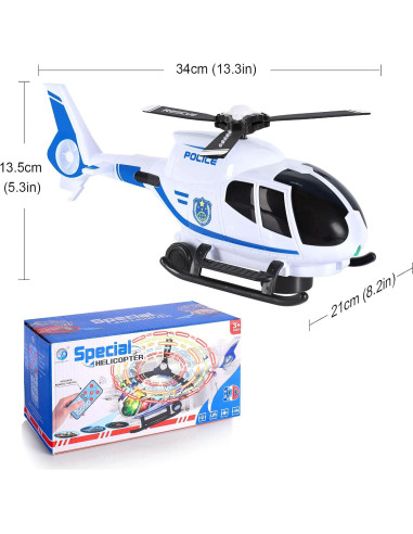 Avión Control Remoto ELEOPTION con Luces y Música