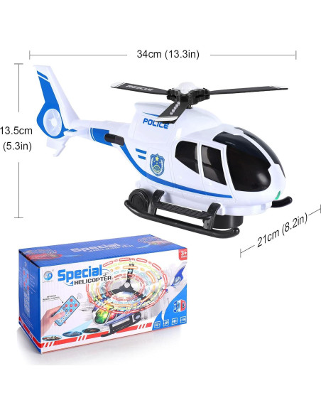 Avión Control Remoto ELEOPTION con Luces y Música