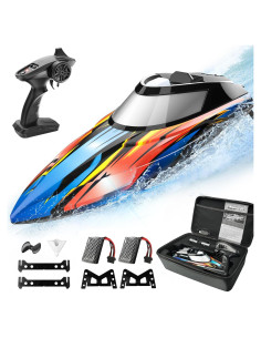 Barco RC ALPHAREV R308 32 KPH Acuático con Maleta