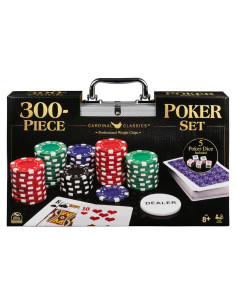 Set de Póker Spin Master 300 Piezas con Estuche Aluminio