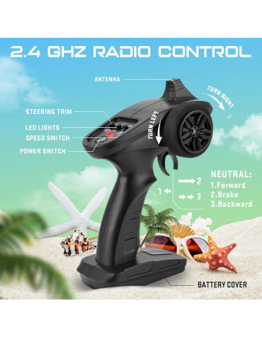 Barco RC ALPHAREV R308 - 32 KPH con Maleta Portátil