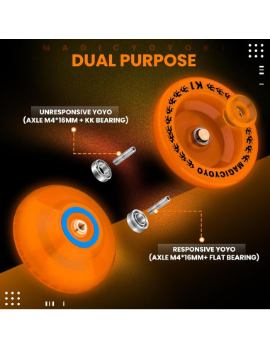 YoYo MAGICYOYO K1 Responsivo para Niños + Accesorios