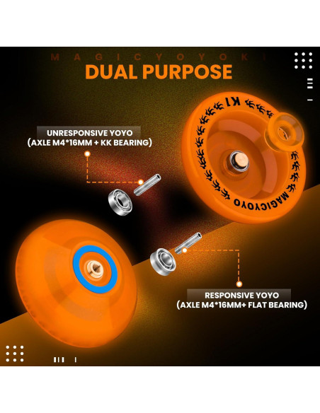 YoYo MAGICYOYO K1 Responsivo para Niños + Accesorios