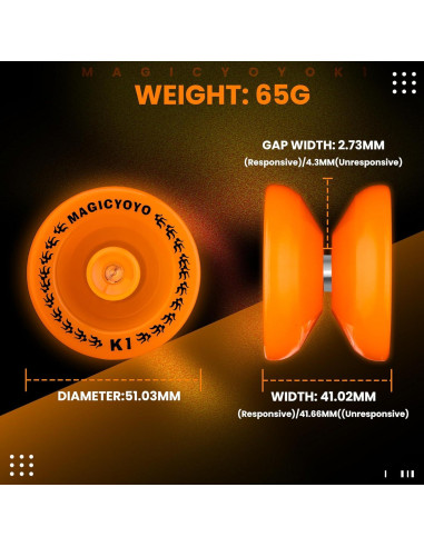 YoYo MAGICYOYO K1 Responsivo para Niños + Accesorios