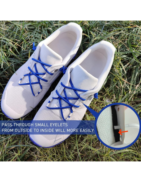 3 Pares de Cordones Elásticos Sin Atar para Zapatillas NDTEZUGT