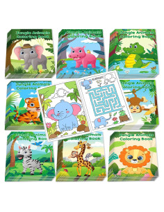 24 Libros para Colorear de Animales de Safari - Lionoble