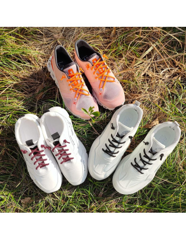 3 Pares de Cordones Elásticos Sin Atar para Zapatillas NDTEZUGT