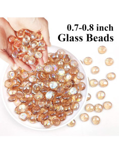 Perlas de Vidrio Rosadas FANTIAN 4,54 kg 1000 Piezas Decorativas 2