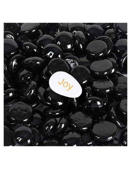 Perlas de Vidrio Ausluru 2.27kg Negro para Decoración