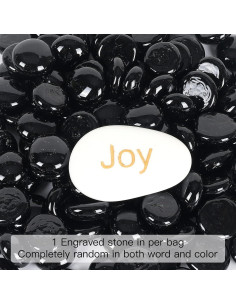 Perlas de Vidrio Ausluru 2.27kg Negro para Decoración 2