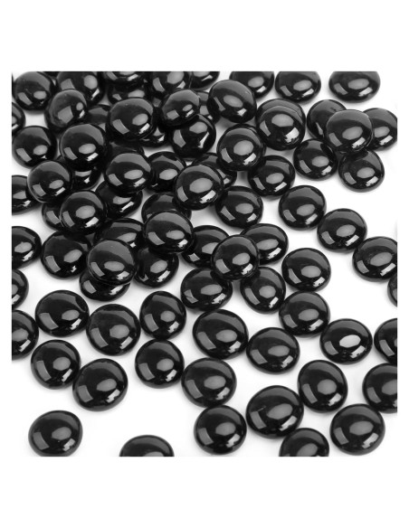 Canicas de Vidrio Plano Negras FUTUREPLUSX 500 Piezas