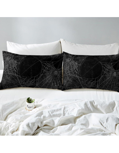 Juego de Funda de Edredón Individual Castle Fairy Tela Araña