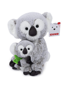 GUND Zozo Oso Koala con Cría 25,4 cm Suave y Abrazable