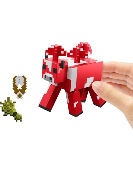Figura de acción hongo Mattel Minecraft 8.25 cm para niños 6+