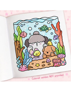 Cozy Cuties: Coloring Book for Adults and Kids (Cozy Spaces Coloring) 2