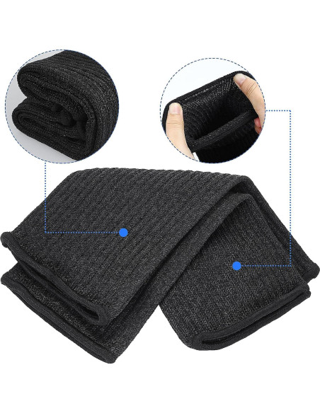 Mangas de Protección para Brazos HPPE - 2 Pares Resistentes a Cortes y Calor