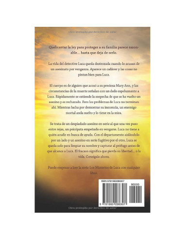 ¿Policía o Asesino? (Los misterios de Luca) (Spanish Edition)
