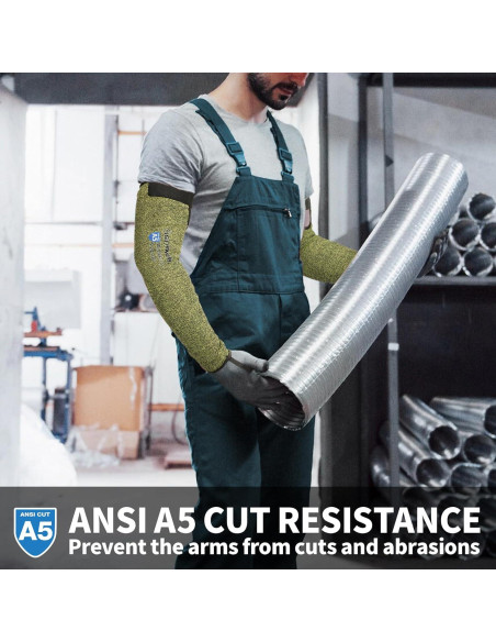 Mangas Resistentes a Cortes Schwer ANSI A5 2 Pares 45.72 cm