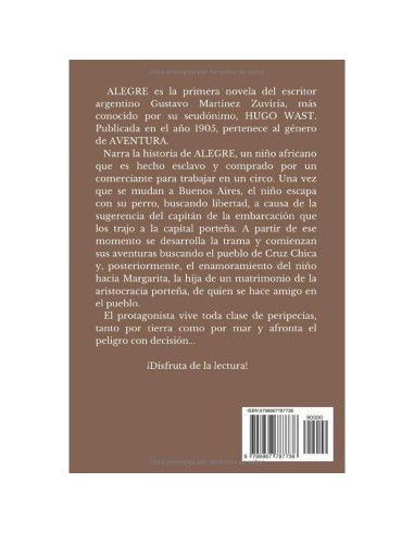 ALEGRE: La historia de un niño esclavo (Spanish Edition)