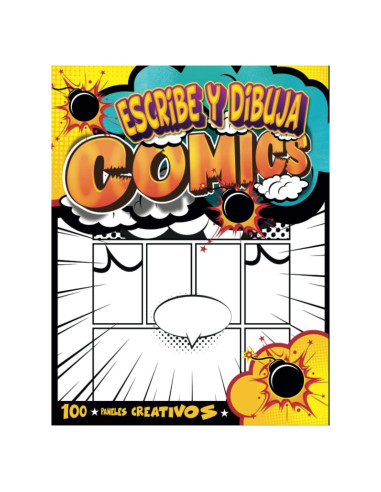 Libro para Dibujar Cómics - 100 Tableros Creativos A4