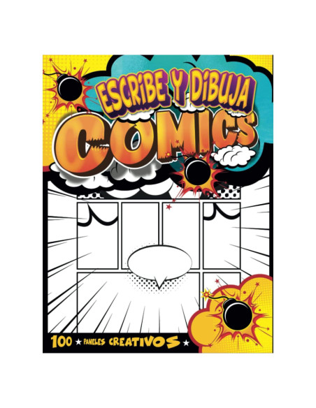 Libro para Dibujar Cómics - 100 Tableros Creativos A4