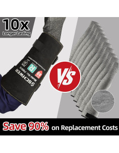 Mangas de brazo Schwer PM915 A9 - Protección contra cortes 20.32 cm 2