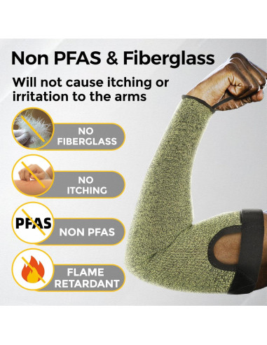 Mangas Resistentes a Cortes Schwer ANSI A5 2 Pares 45.72 cm