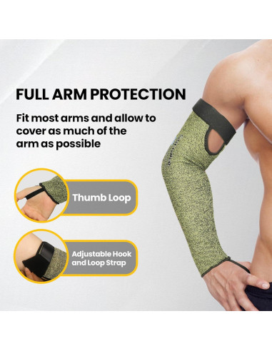 Mangas Resistentes a Cortes Schwer ANSI A5 2 Pares 45.72 cm